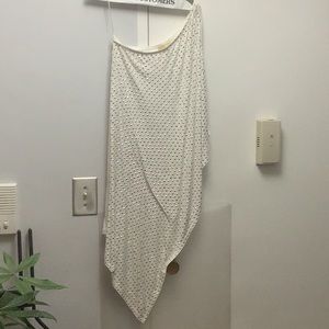 One-Shoulder Asymmetrical Studded Top